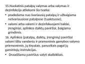 Dantų technikos laboratorijų infekcijų kontrolės reikalavimai 11 puslapis