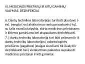 Dantų technikos laboratorijų infekcijų kontrolės reikalavimai 5 puslapis