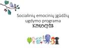 Socialinių emocinių įgūdžių ugdymo programa „Kimoči“