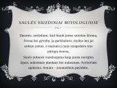 Saulės ir žemės vaizdiniai lietuvių literatūroje bei mitologijoje - skaidrės 4 puslapis