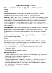 Konspektas. Pirmasis pasaulinis karas 5 puslapis