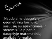 Skaičius Pi. Skaidrės 4 puslapis