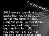 Skaičius Pi. Skaidrės 9 puslapis