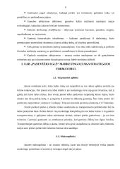 Marketingo strategijos parengimas: UAB "Panevėžio eglė" 6 puslapis