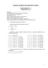 Greičių dėžės projektavimas