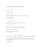 Matematika - tiesinių lygčių sistema Gauso metodu 3 puslapis