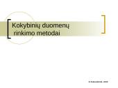 Kokybiniai ir kiekybiniai metodai (skaidrės) 18 puslapis