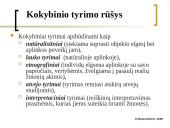 Kokybiniai ir kiekybiniai metodai (skaidrės) 2 puslapis