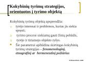 Kokybiniai ir kiekybiniai metodai (skaidrės) 3 puslapis