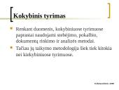 Kokybiniai ir kiekybiniai metodai (skaidrės) 4 puslapis