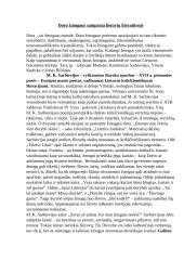 Doro žmogaus samprata lietuvių literatūroje (kalbėjimas)
