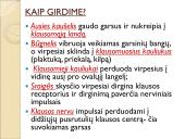 Jutimo organai: nosis, liežuvis, ausis, akis, oda  11 puslapis