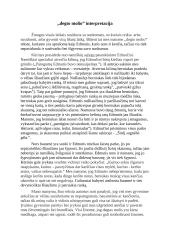 ,,degto molio” interpretacija