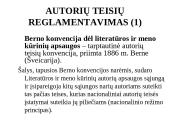 Autorinės teisės bendrosios nuostatos  2 puslapis