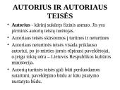 Autorinės teisės bendrosios nuostatos  5 puslapis