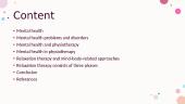 Physiotherapy and mental health 