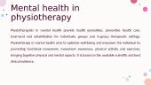 Physiotherapy and mental health  6 puslapis