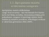 Aprūpinimas maistu, maisto sauga 3 puslapis
