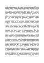 Donelaičio „Metai“ aprašymas