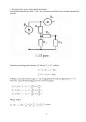 Duotos nuolatinės srovės tiesinės elektros grandinės skaičiavimas 3 puslapis