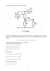 Duotos nuolatinės srovės tiesinės elektros grandinės skaičiavimas 6 puslapis