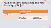 Sudėtiniai bejungtukiai sakiniai (skaidrės) 3 puslapis