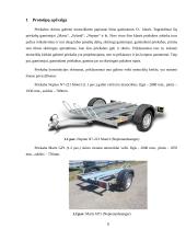 Priekabos motociklui vežti projektavimas 7 puslapis