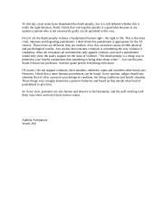 Death penalty (essay)