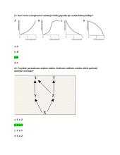 Bendrijos ir ekosistemos. Testas 5 puslapis