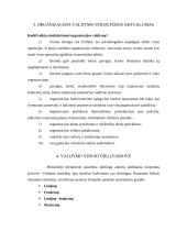 Organizacijų valdymo struktūra bei struktūrų tipai 6 puslapis