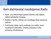 Radioaktyvus cheminis elementas - Radis 6 puslapis