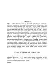 Renesansas ir V. Šekspyro „Hmaletas“ 4 puslapis