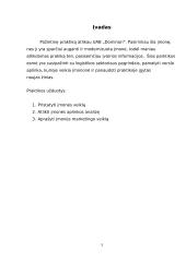 Logistikos studijų pažintinės praktikos ataskaita 2 puslapis