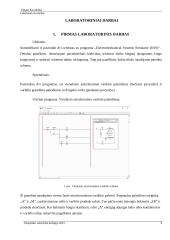 Elektros ir automatikos inžinerijos laboratoriniai darbai ir egzaminas 2 puslapis
