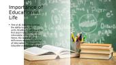 The Importance of Education (presentation) 3 puslapis