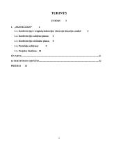 Skoniai. Konferencijų verslo projektas