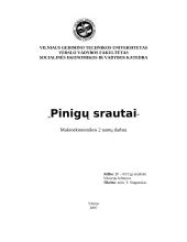 Pinigų srautai