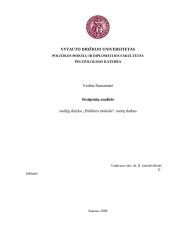 Politologijos straipsnių analizės