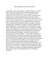 Skausmingi išgyvenimai lietuvių literatūroje 