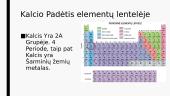 Kalcis (Ca) 2 puslapis