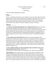 Kam žmogui reikalingas kito buvimas? Planas