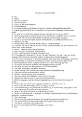 Promotion of linguistic skills