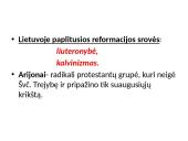 Reformacija Lietuvoje (skaidrės) 13 puslapis