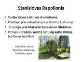 Reformacija Lietuvoje (skaidrės) 10 puslapis