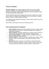 Emocinis intelektas (EQ)