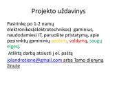 Buitinės paskirties gaminiai, naudojami elektrotechnikos ir elektronikos srityje, telekomunikacijų ūkio šakoje 5 puslapis