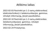 Buitinės paskirties gaminiai, naudojami elektrotechnikos ir elektronikos srityje, telekomunikacijų ūkio šakoje 6 puslapis