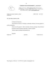 Įmonės X veiklos dokumentai 9 puslapis