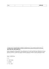 Finansiniai sprendimų pagrindai. Namų darbas 4 puslapis