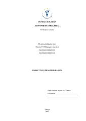 Rinkodara. Rinkos analizė